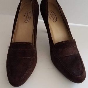 Rarely Worn Talbots Brown Suede High Heels